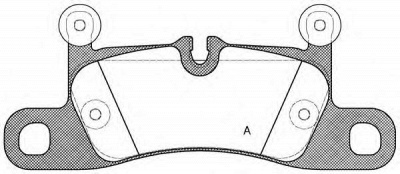 OPEN PARTS bpa137910 -  Комплект тормозных колодок, дисковый тормоз